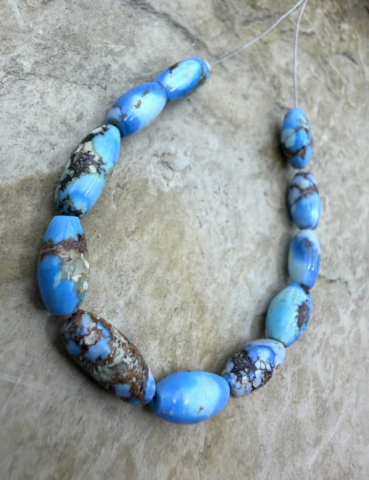 RARE AAA+ Golden Hills Turquoise (Kazakhstan) Handcut Rice