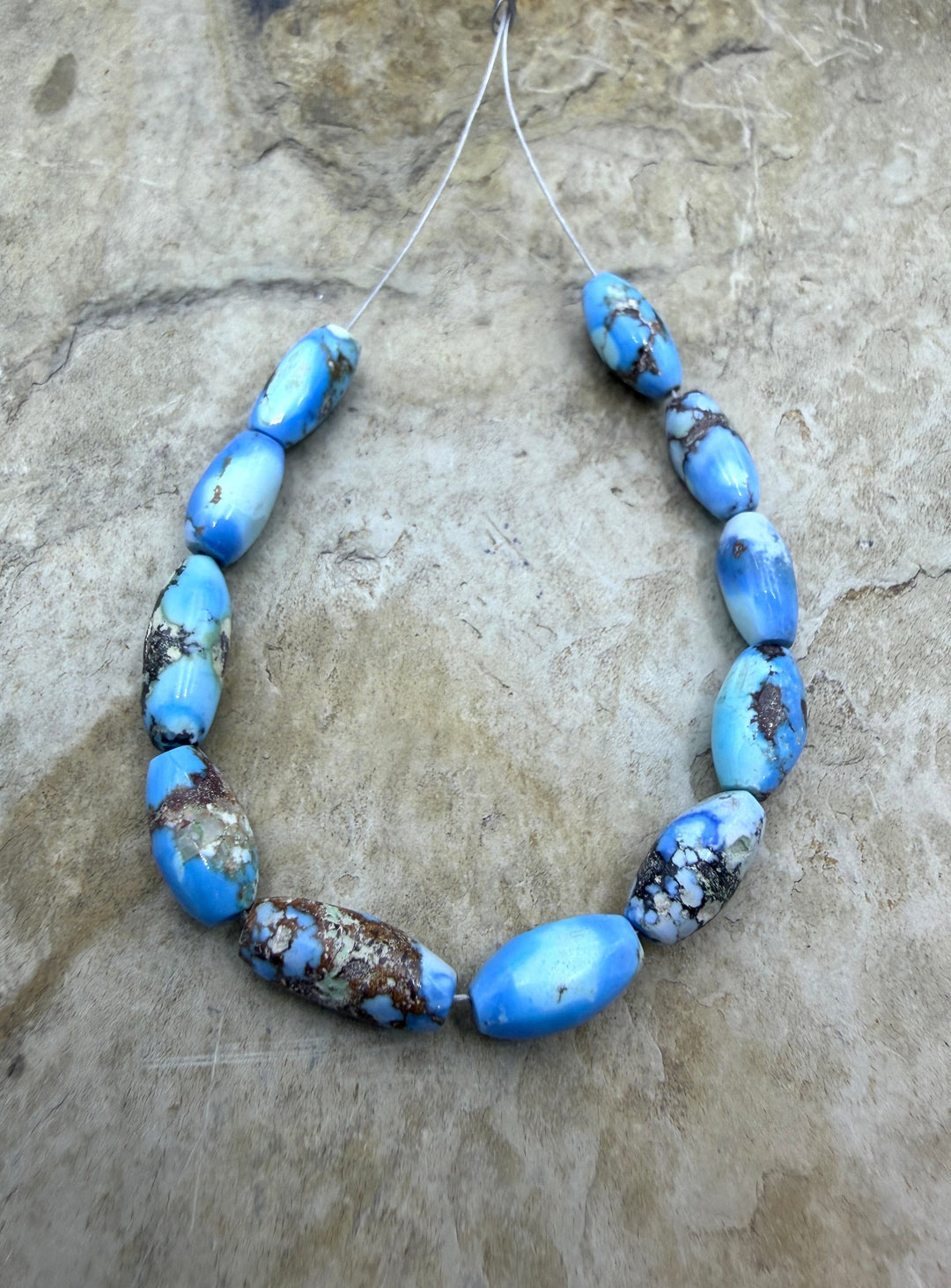 RARE AAA+ Golden Hills Turquoise (Kazakhstan) Handcut Rice