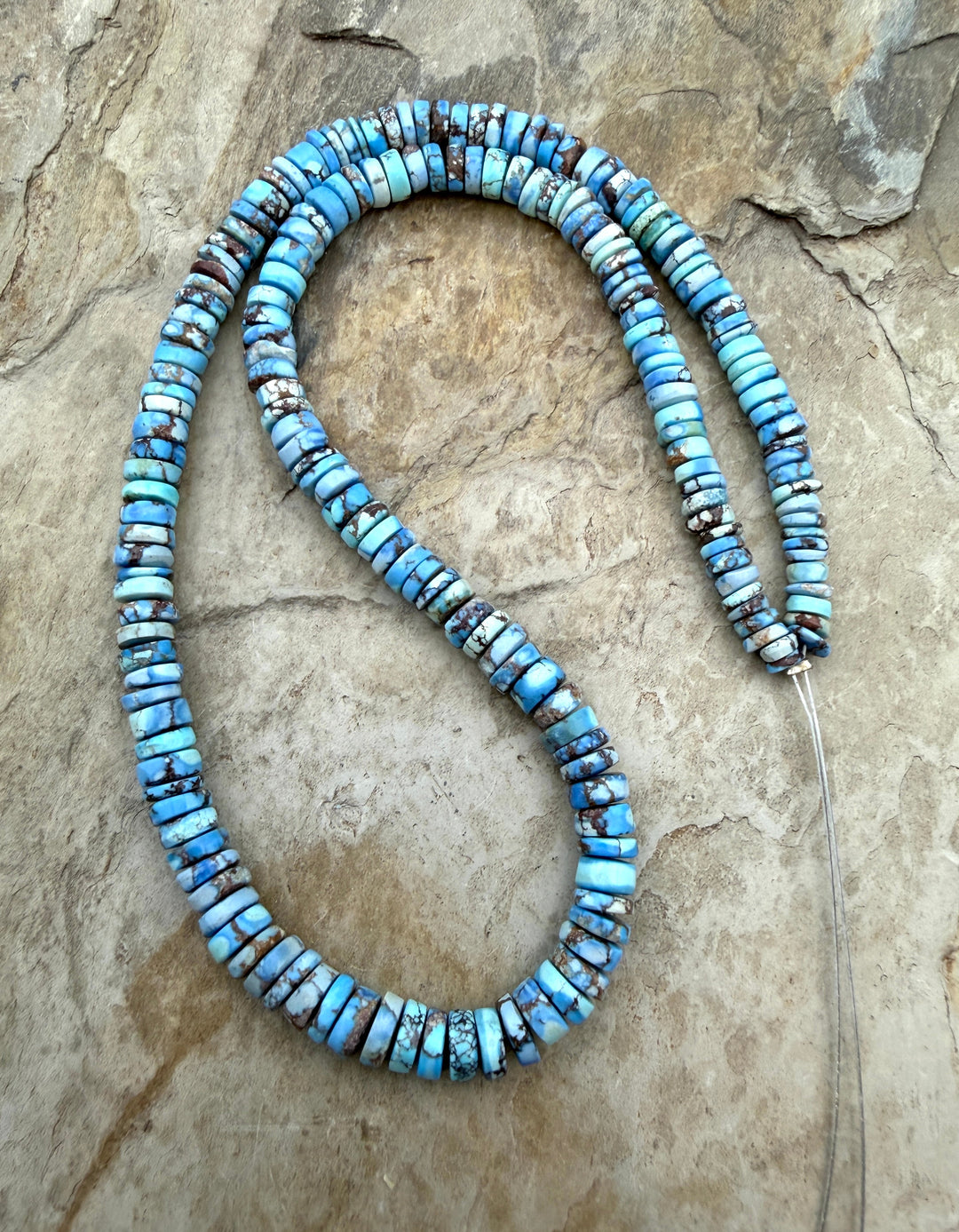RARE AAA+ Golden Hills Turquoise (Kazakhstan) Heishi Beads