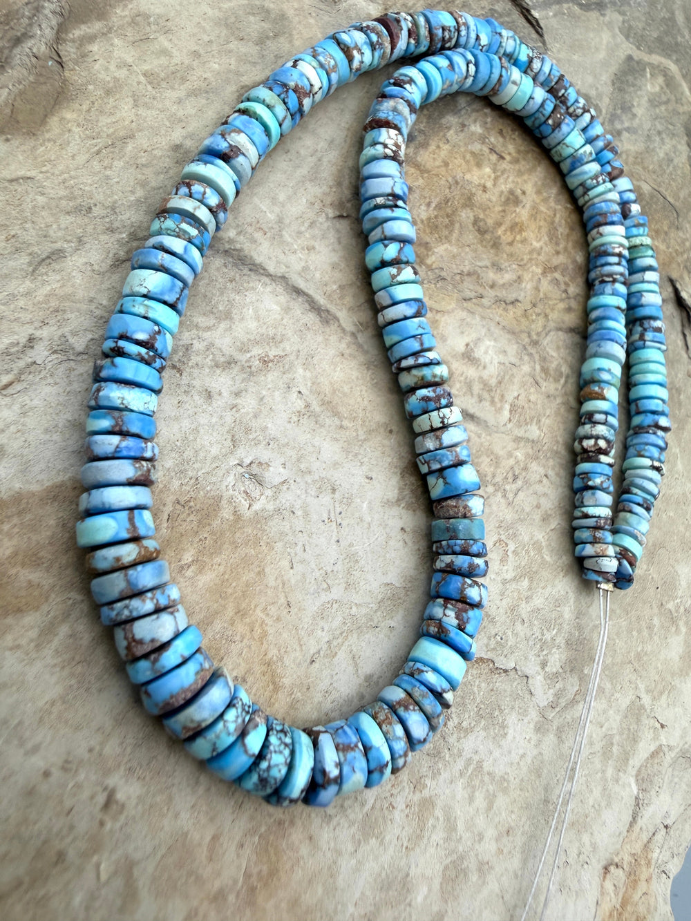 RARE AAA+ Golden Hills Turquoise (Kazakhstan) Heishi Beads