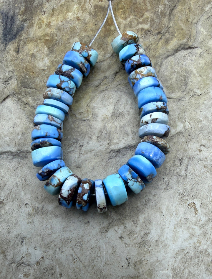RARE AAA+ Golden Hills Turquoise (Kazakhstan) Heishi Beads