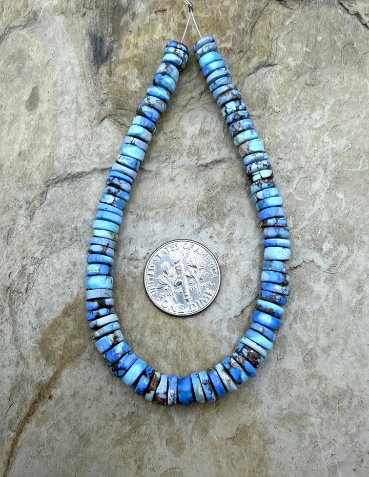 RARE AAA+ Golden Hills Turquoise (Kazakhstan) Heishi Beads
