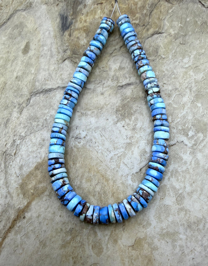 RARE AAA+ Golden Hills Turquoise (Kazakhstan) Heishi Beads