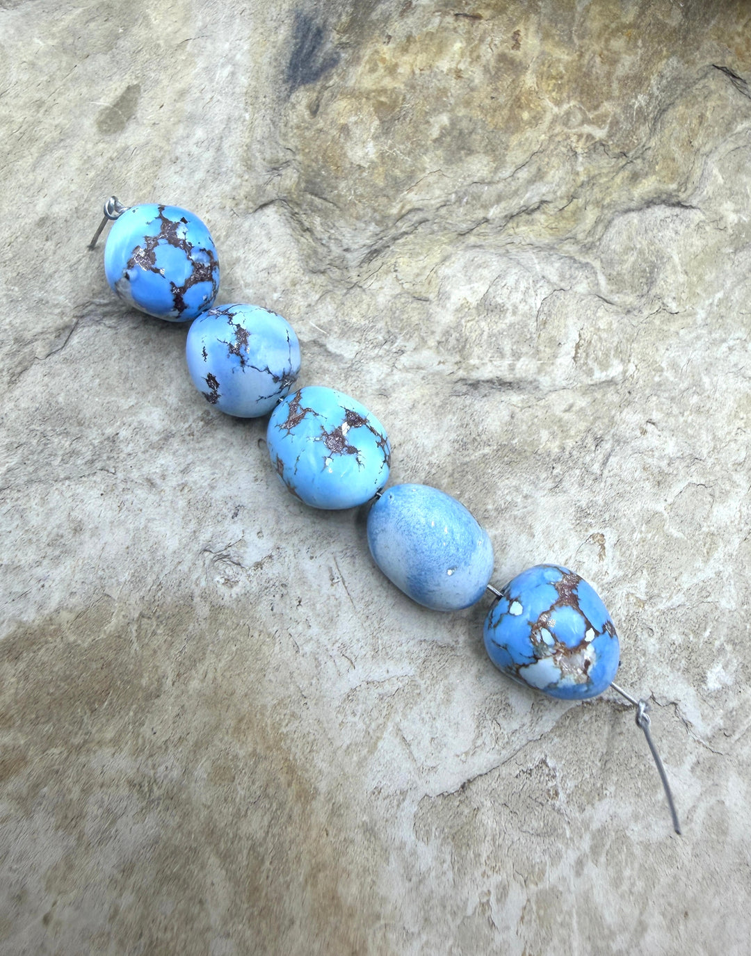 RARE AAA+ Golden Hills Turquoise (Kazakhstan) Large Rounded