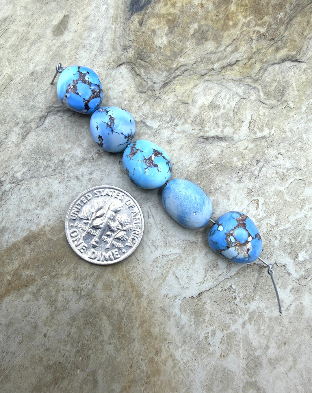 RARE AAA+ Golden Hills Turquoise (Kazakhstan) Large Rounded
