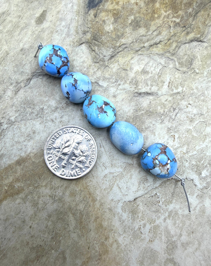 RARE AAA+ Golden Hills Turquoise (Kazakhstan) Large Rounded