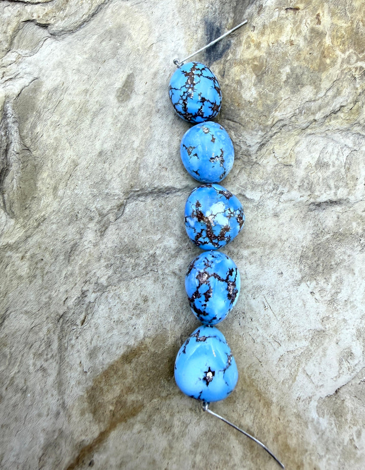 RARE AAA+ Golden Hills Turquoise (Kazakhstan) Large Rounded