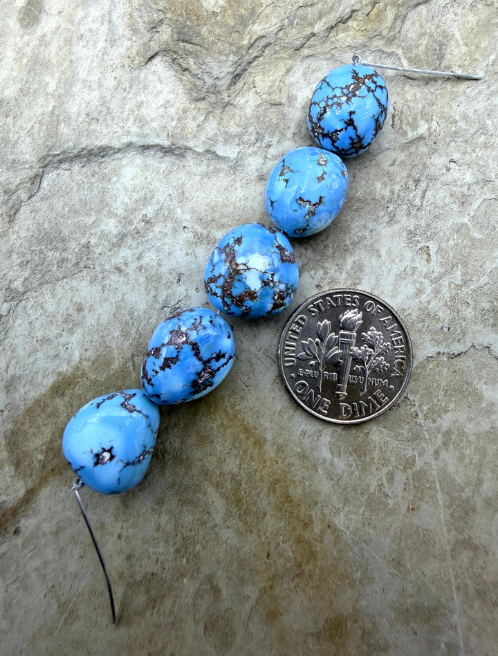 RARE AAA+ Golden Hills Turquoise (Kazakhstan) Large Rounded