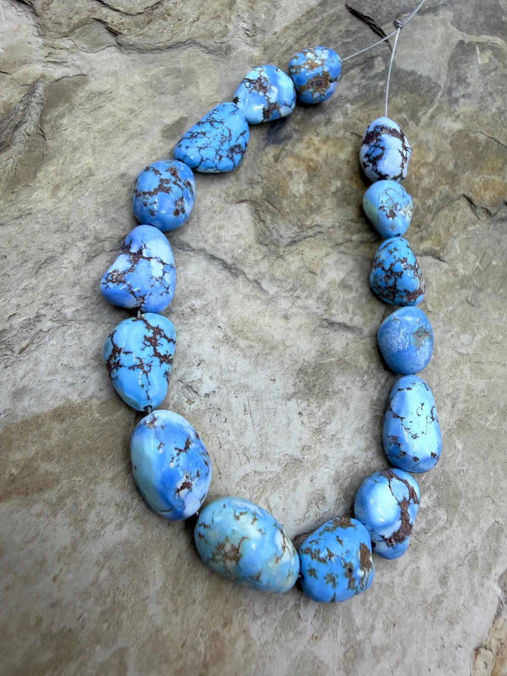 RARE AAA+ Golden Hills Turquoise (Kazakhstan) Large Rounded