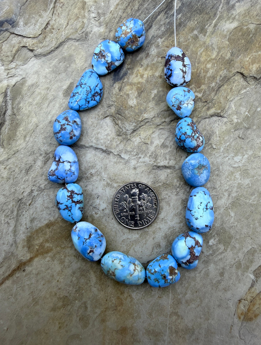 RARE AAA+ Golden Hills Turquoise (Kazakhstan) Large Rounded