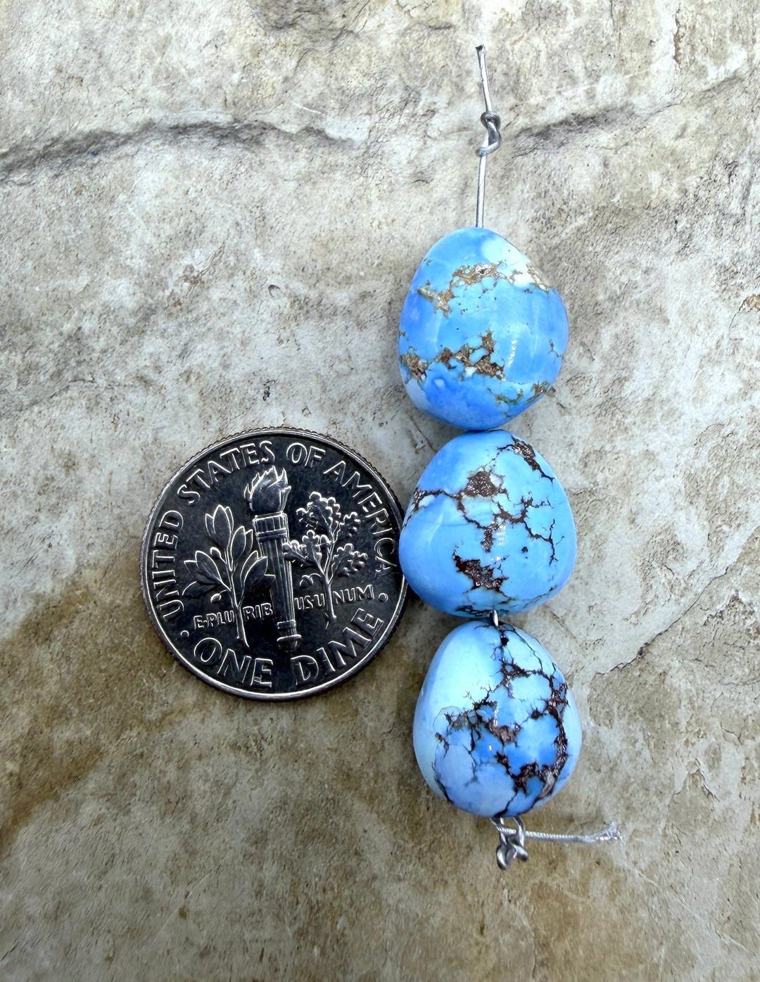 RARE AAA+ Golden Hills Turquoise (Kazakhstan) Large Rounded