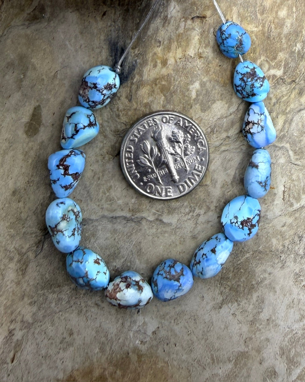 RARE AAA+ Golden Hills Turquoise (Kazakhstan) Large Rounded