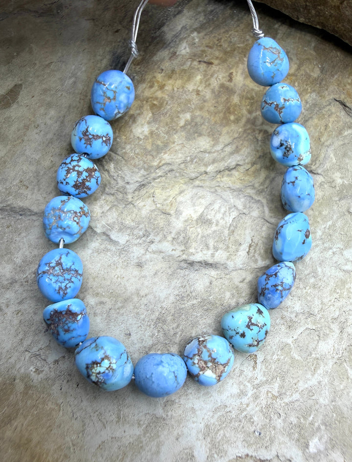RARE AAA+ Golden Hills Turquoise (Kazakhstan) Large Rounded
