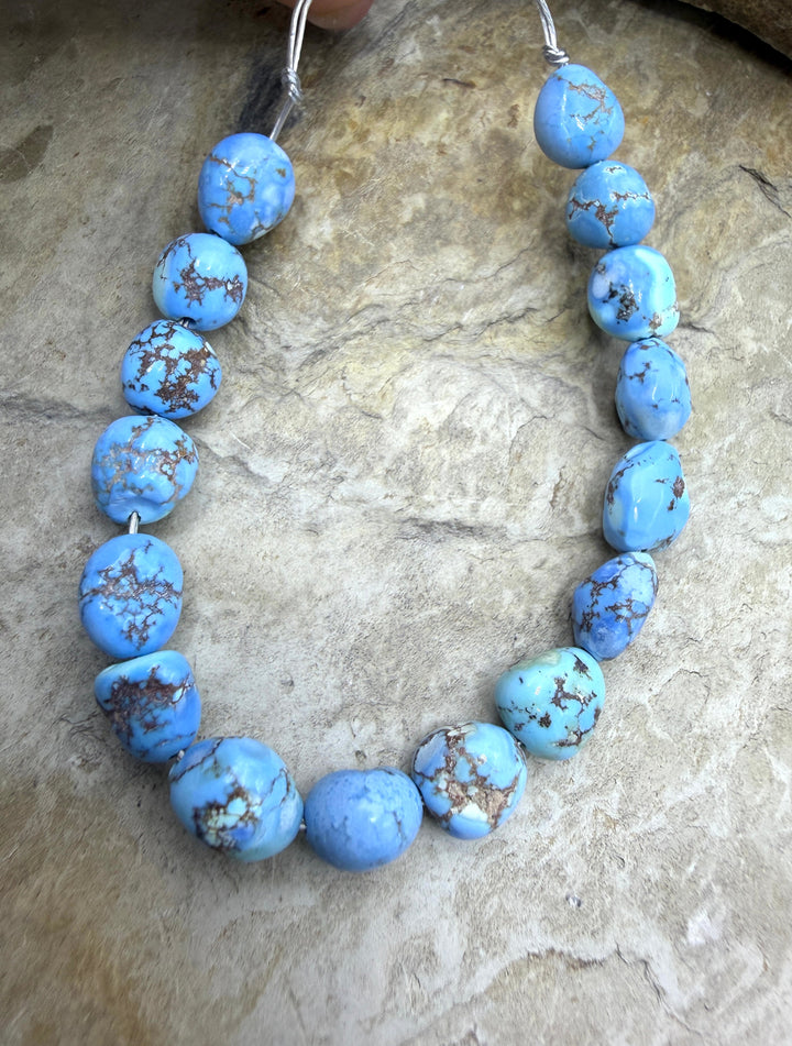 RARE AAA+ Golden Hills Turquoise (Kazakhstan) Large Rounded