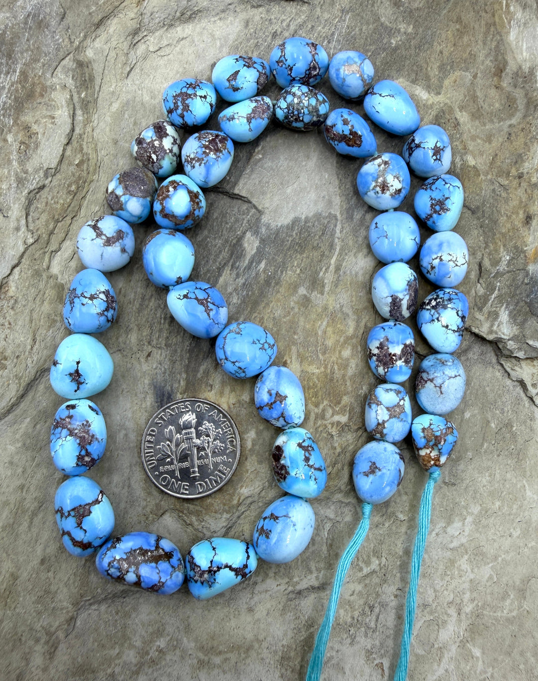 RARE AAA+ Golden Hills Turquoise (Kazakhstan) Large Rounded