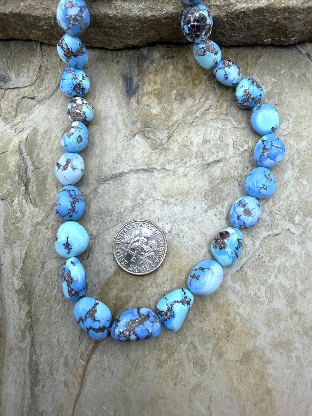 RARE AAA+ Golden Hills Turquoise (Kazakhstan) Large Rounded