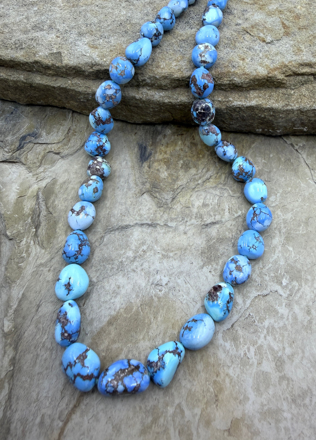 RARE AAA+ Golden Hills Turquoise (Kazakhstan) Large Rounded