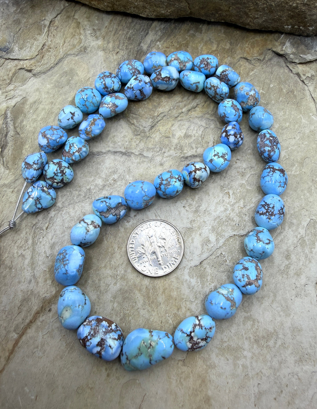 RARE AAA+ Golden Hills Turquoise (Kazakhstan) Large Rounded