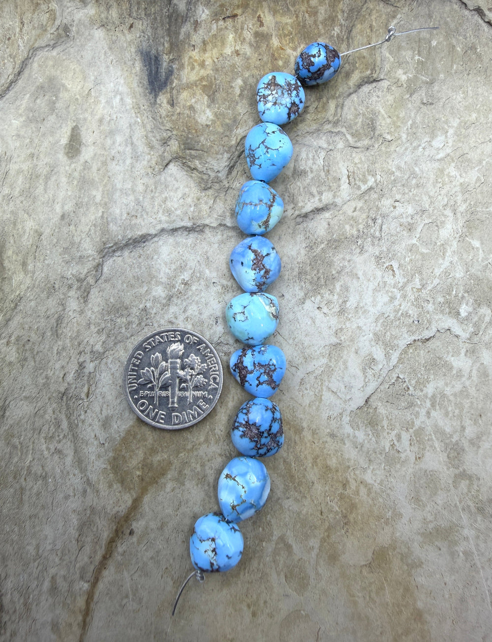 RARE AAA+ Golden Hills Turquoise (Kazakhstan) Large Rounded