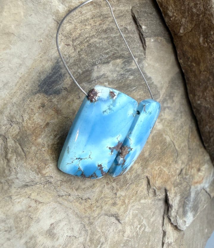 RARE AAA+ Golden Hills Turquoise (Kazakhstan) Matching Pair