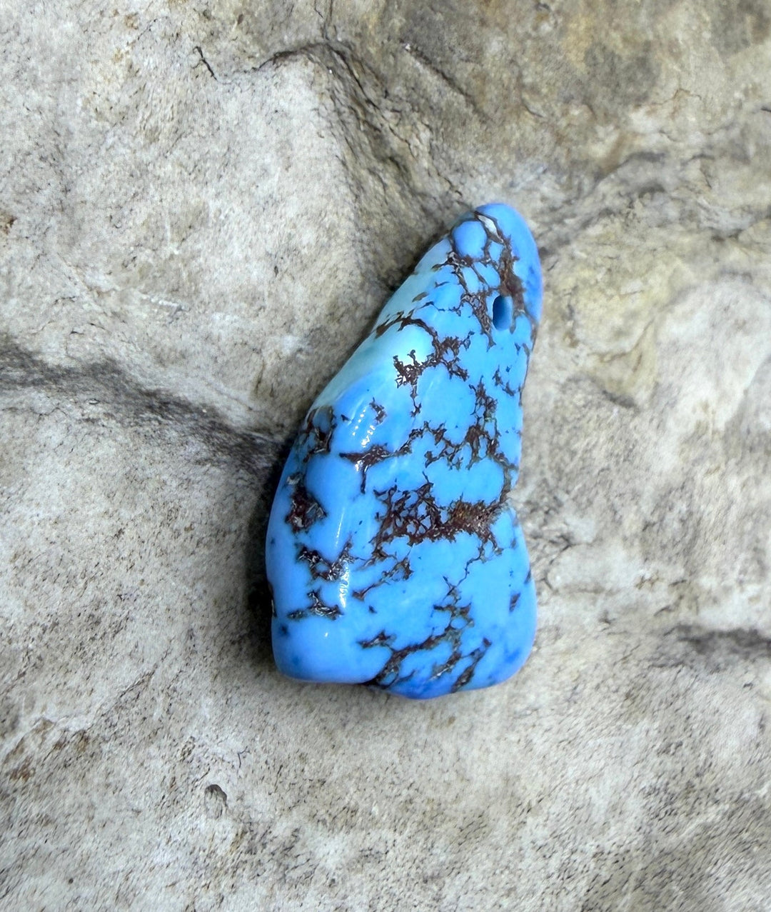 RARE AAA+ Golden Hills Turquoise (Kazakhstan) Nugget Bead