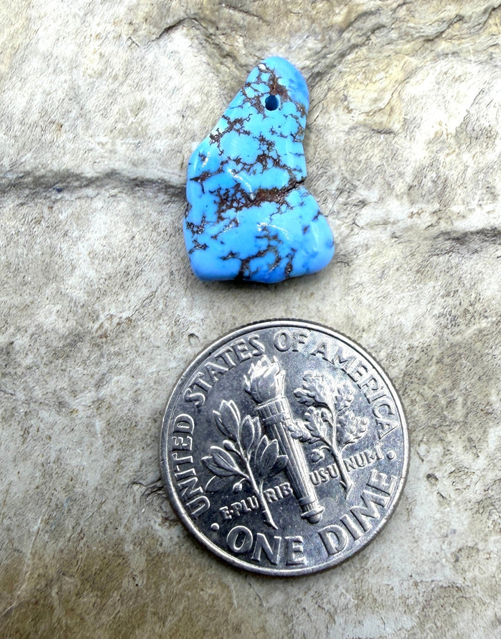 RARE AAA+ Golden Hills Turquoise (Kazakhstan) Nugget Bead