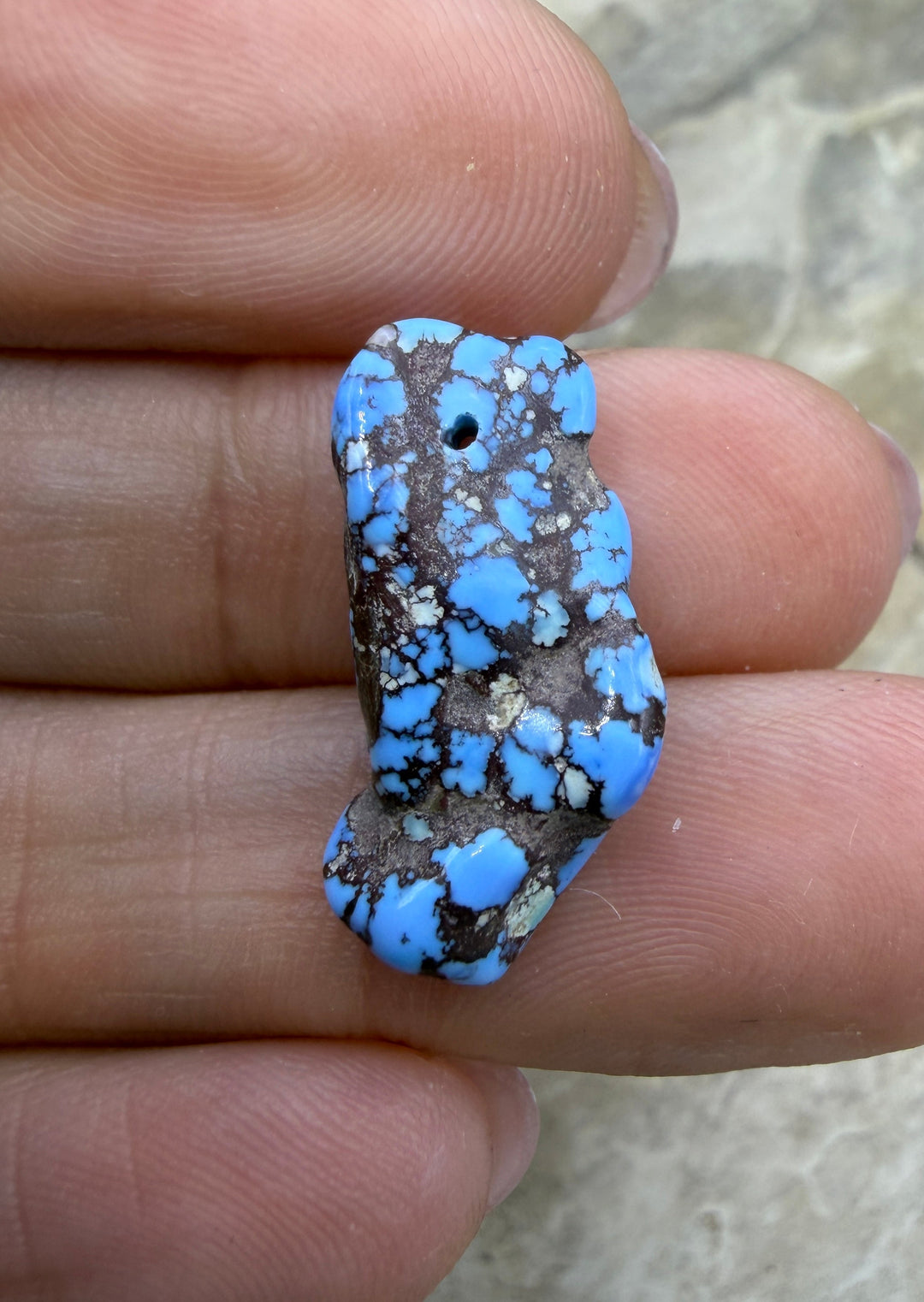 RARE AAA+ Golden Hills Turquoise (Kazakhstan) Nugget Bead