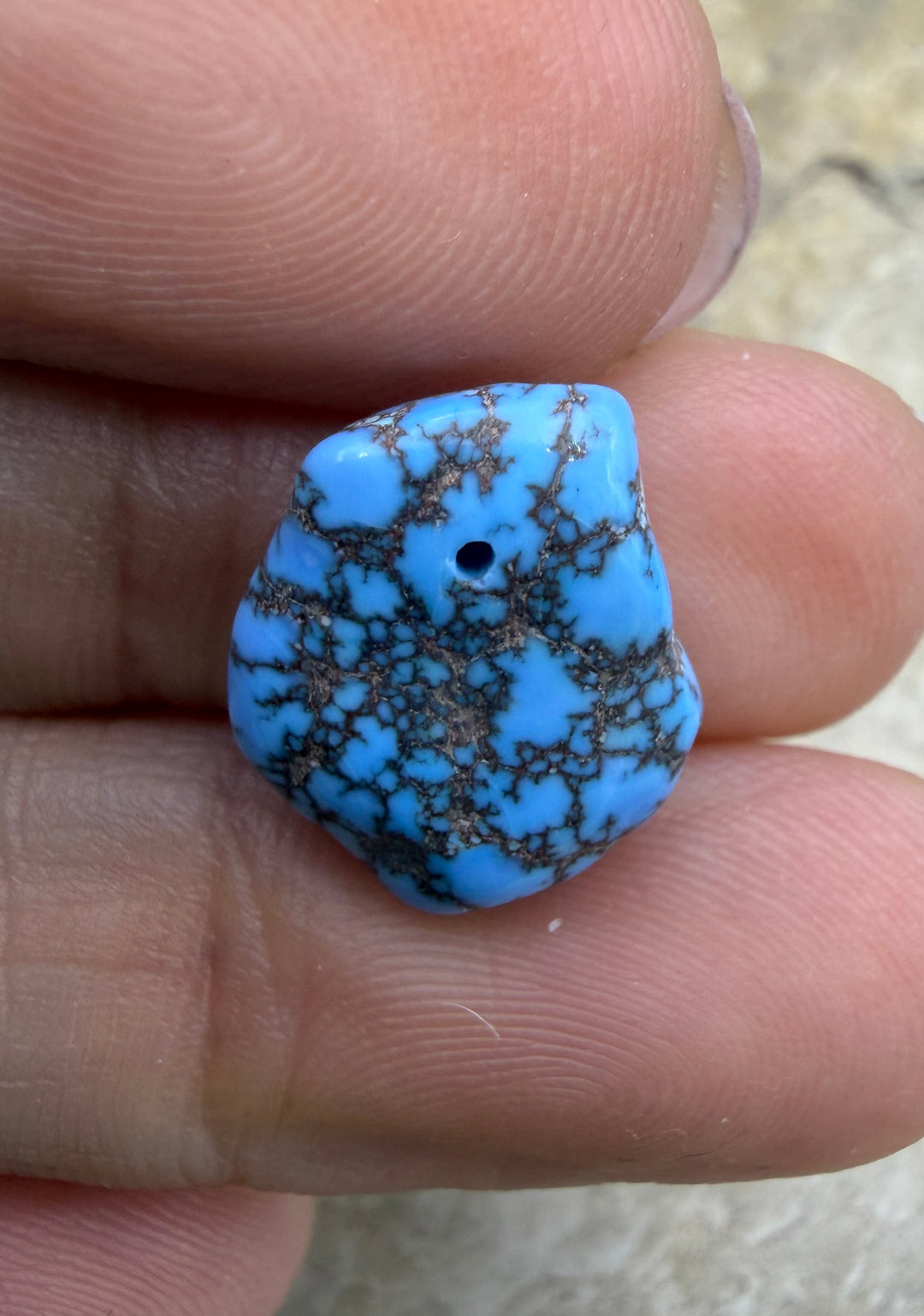 RARE AAA+ Golden Hills Turquoise (Kazakhstan) Nugget Bead