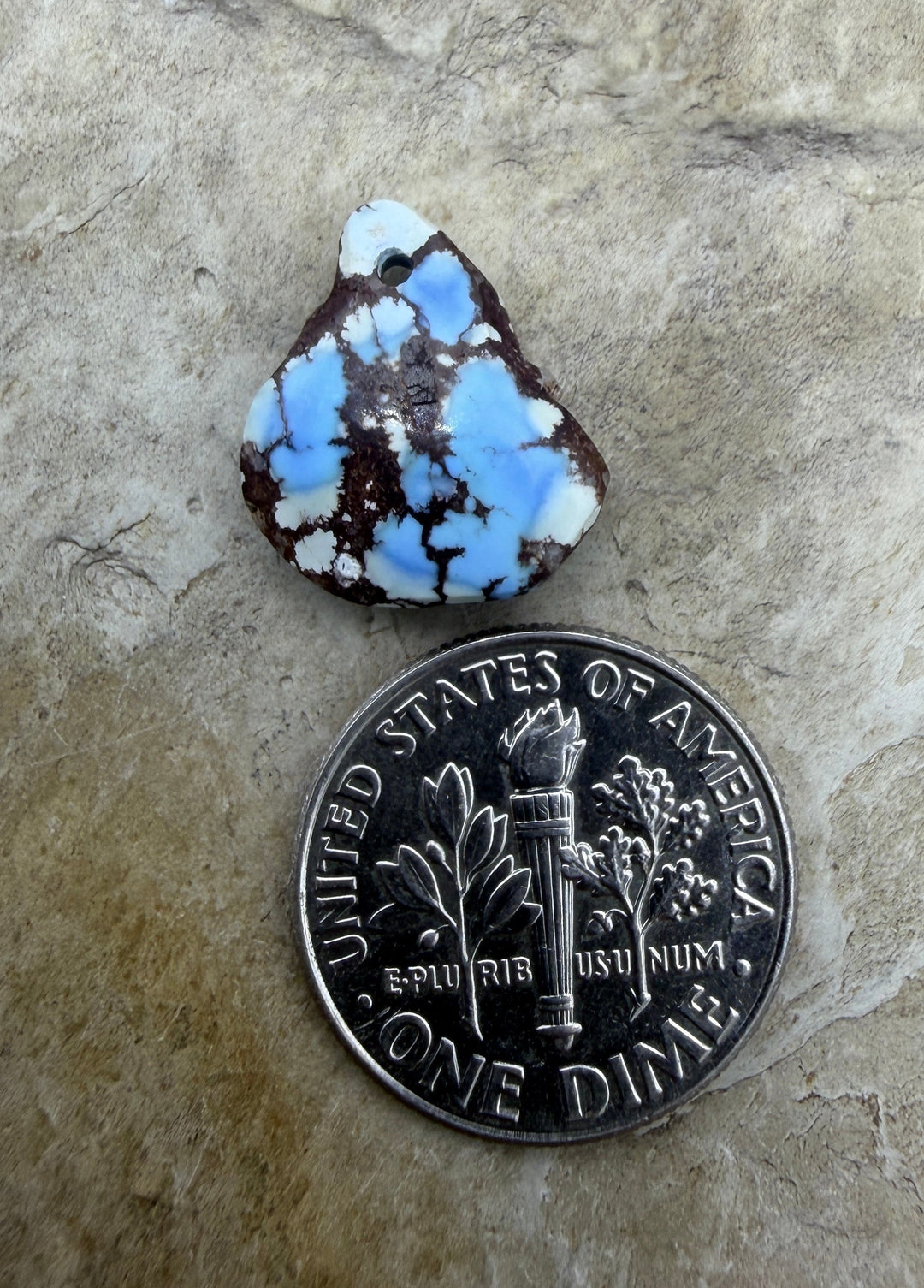RARE AAA+ Golden Hills Turquoise (Kazakhstan) Nugget Bead