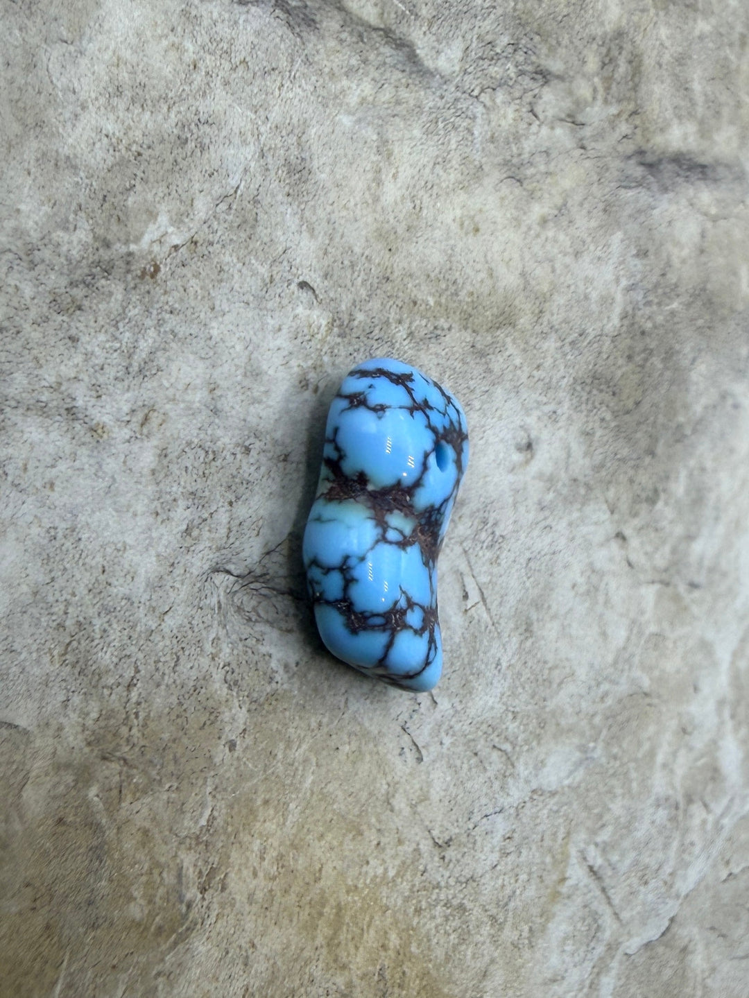 RARE AAA+ Golden Hills Turquoise (Kazakhstan) Nugget Bead