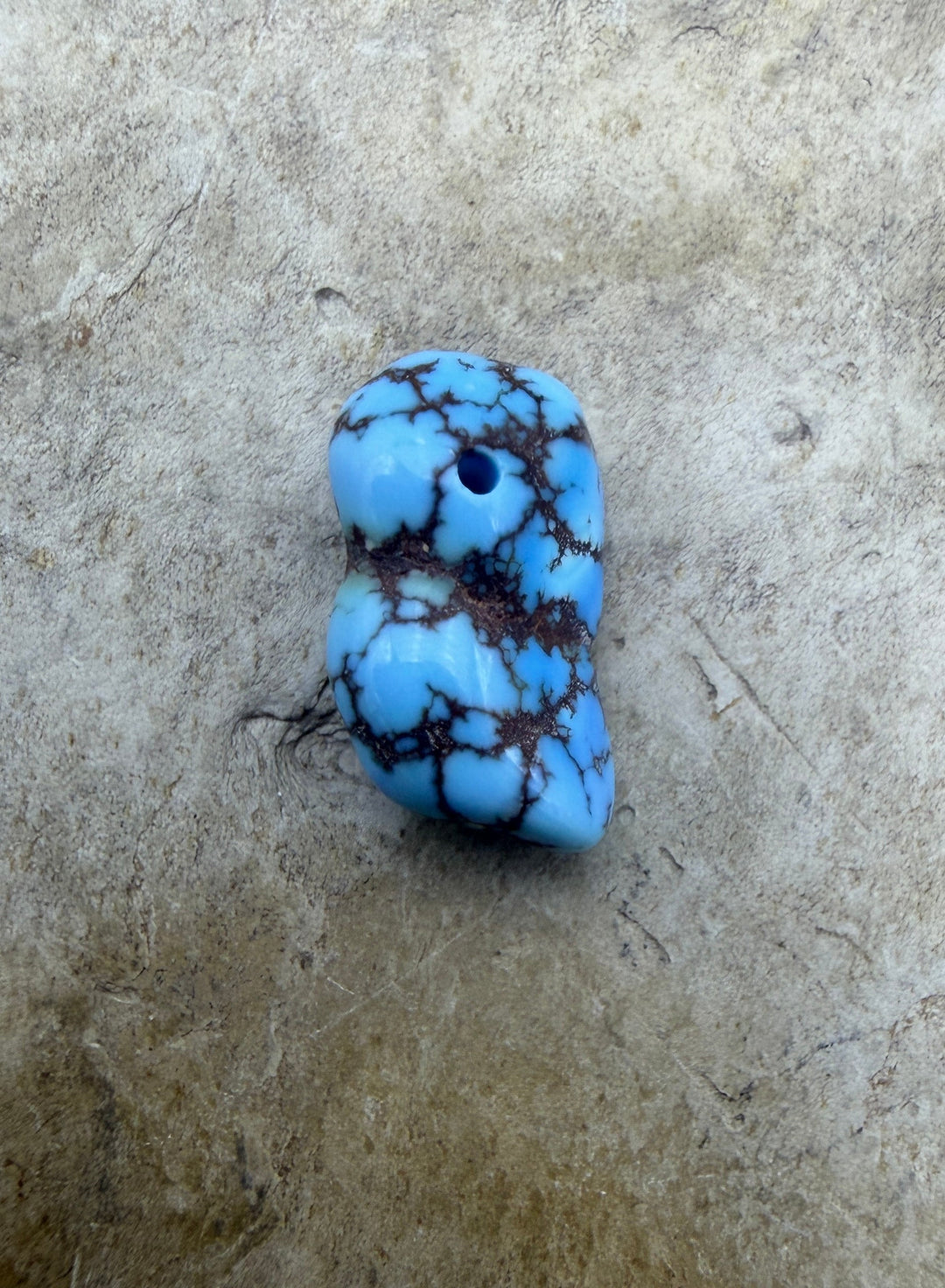 RARE AAA+ Golden Hills Turquoise (Kazakhstan) Nugget Bead