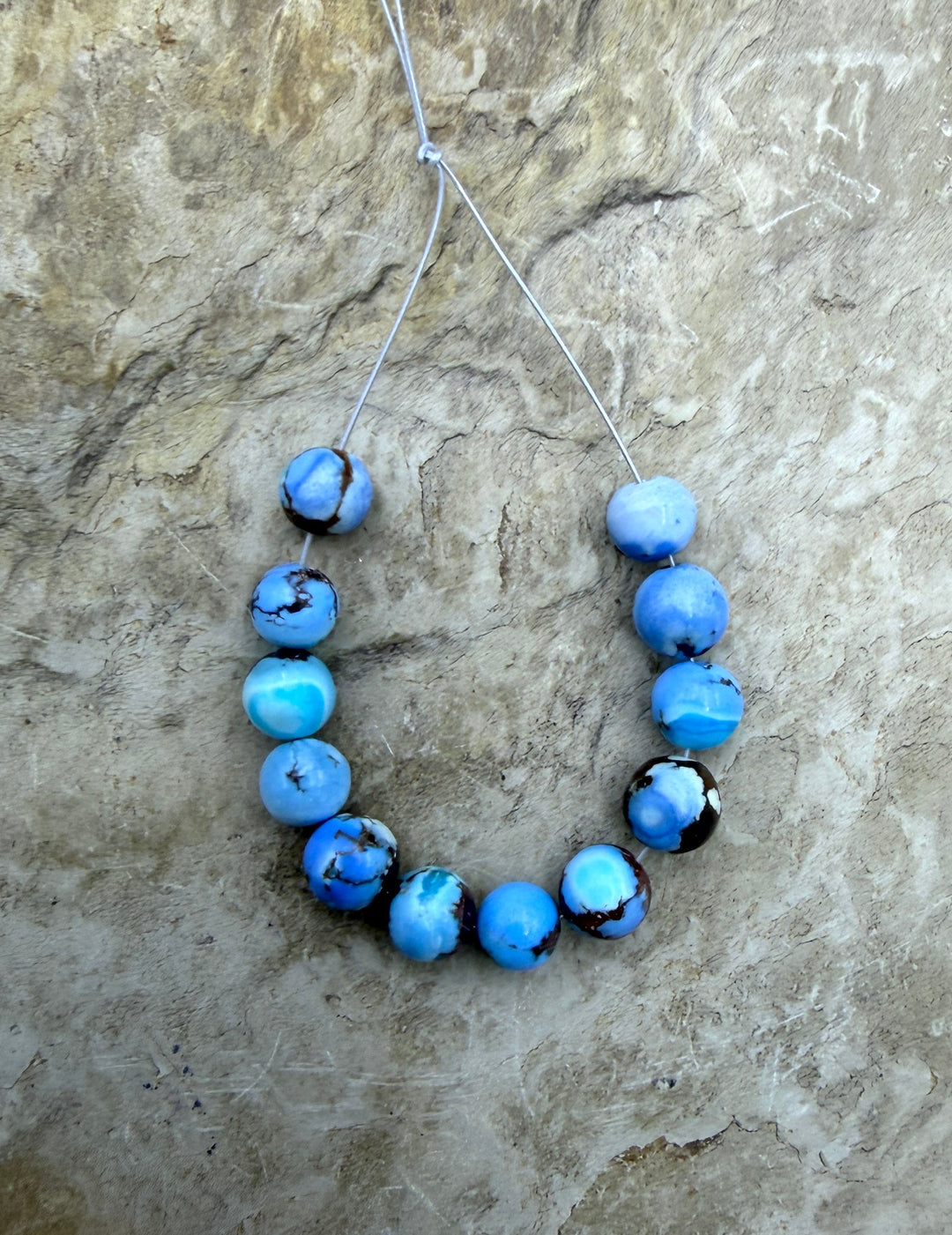 RARE AAA+ Golden Hills Turquoise (Kazakhstan) Round Beads