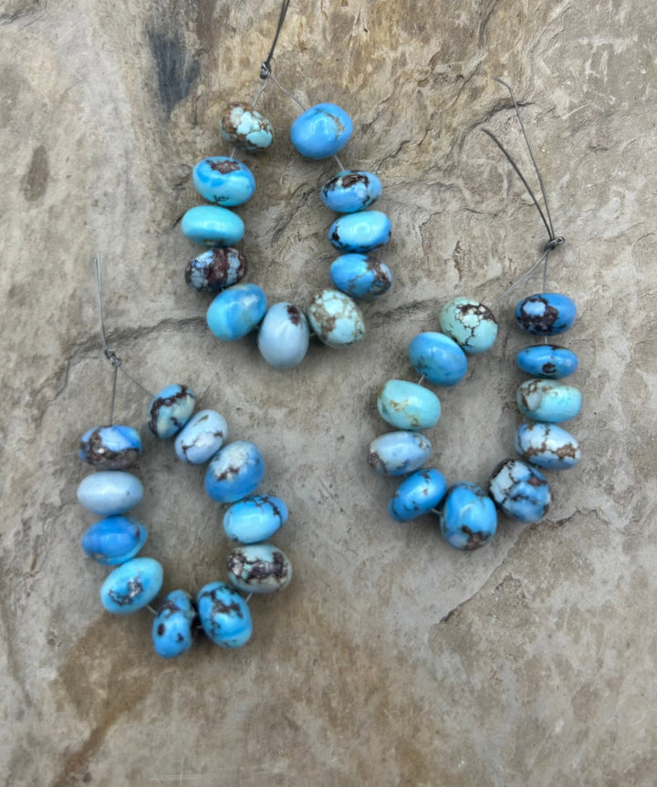 RARE AAA+ Golden Hills Turquoise (Kazakhstan) Round Beads