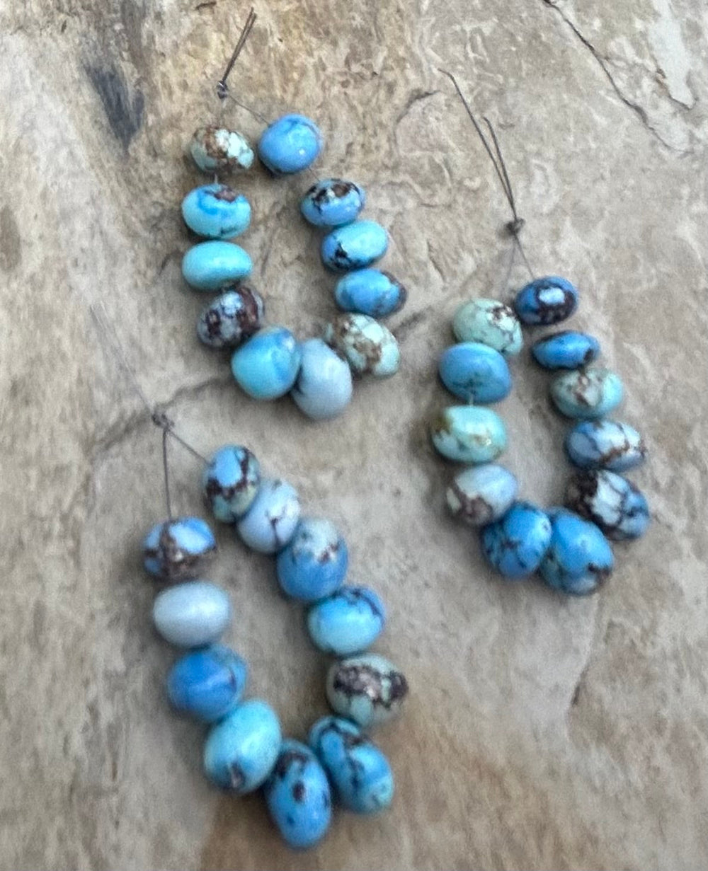 RARE AAA+ Golden Hills Turquoise (Kazakhstan) Round Beads