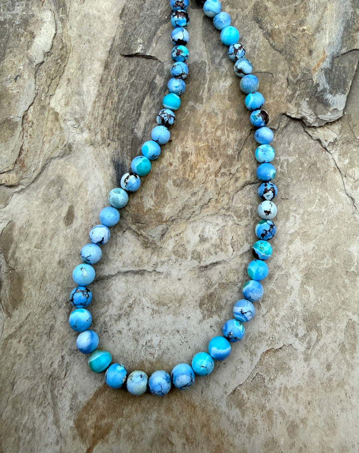 RARE AAA+ Golden Hills Turquoise (Kazakhstan) Round Beads