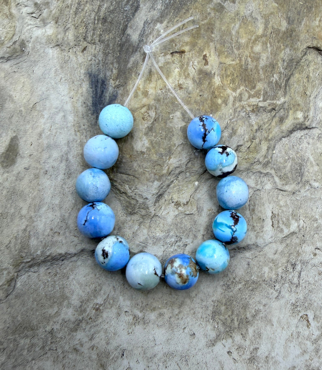 RARE AAA+ Golden Hills Turquoise (Kazakhstan)Round Beads