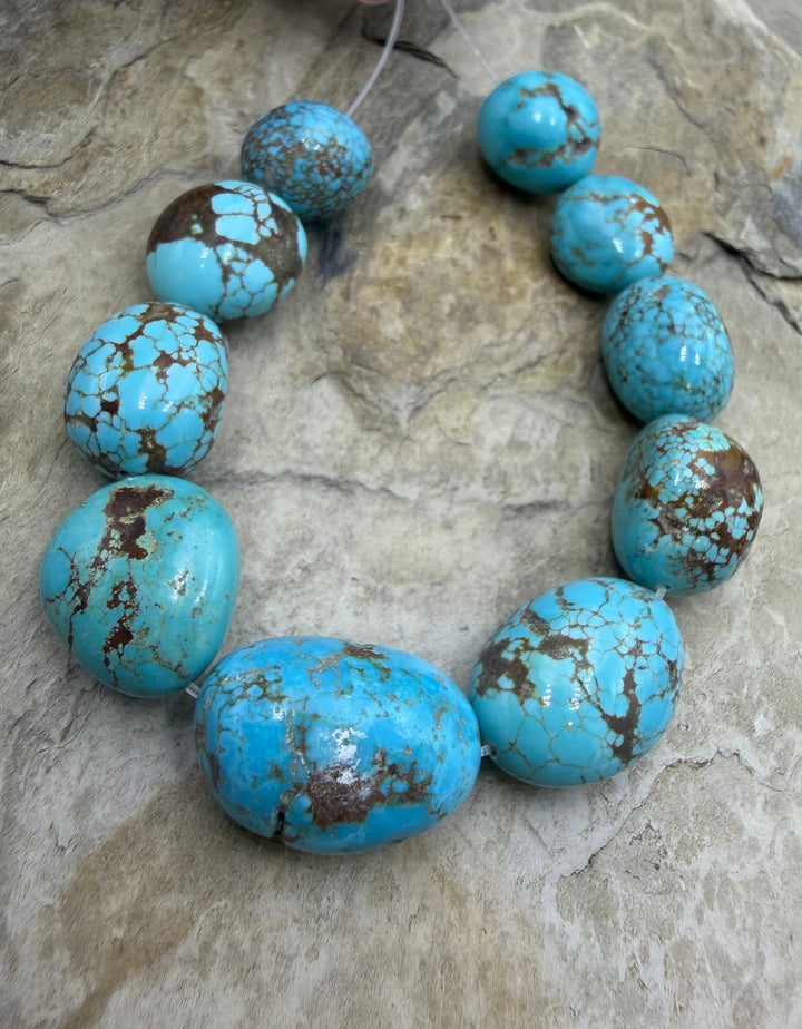 RARE AAA+ Number 8 Turquoise (Nevada) HUGE Graduated