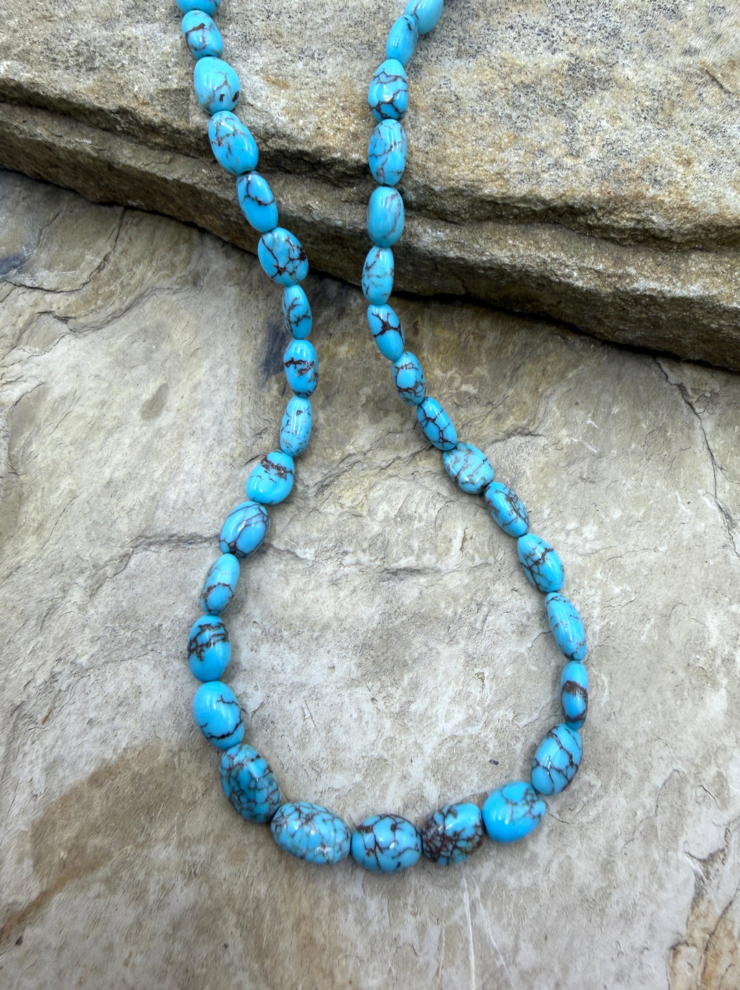 RARE AAA+ Prince Turquoise (Egypt) Graduated 5x9-7-10mm