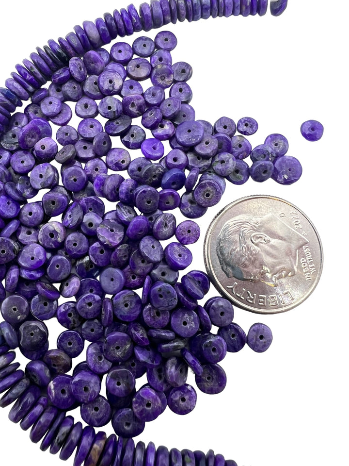 RARE AAA Quality Sugilite (South Africa) 5mm Button Beads