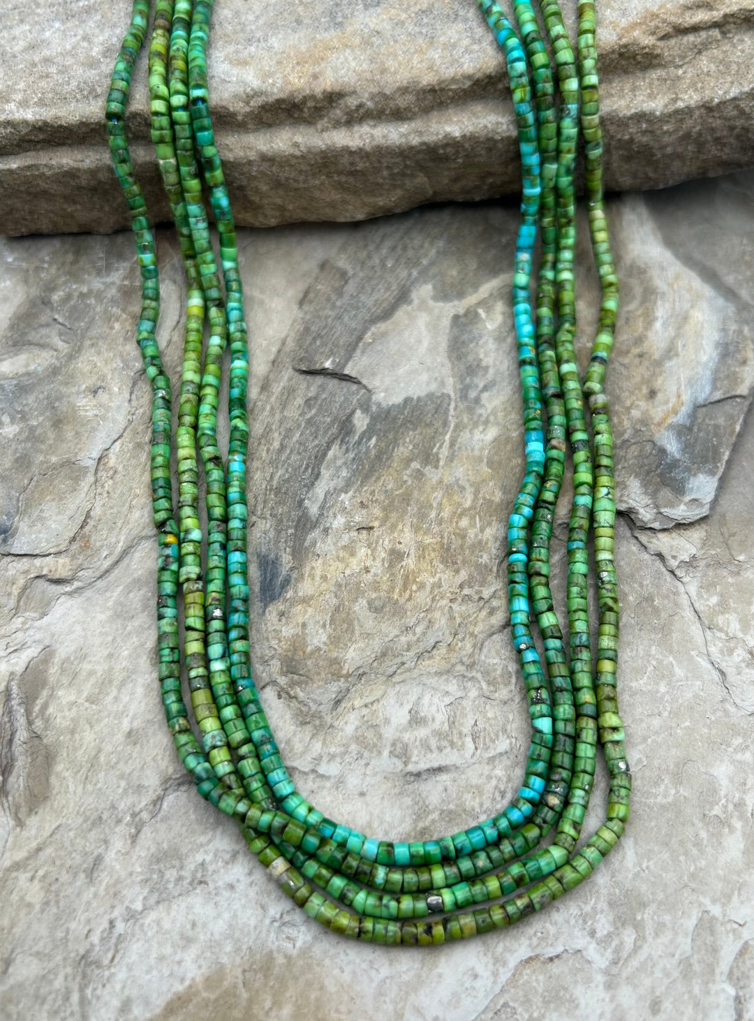 RARE AAA+ Sonoran Gold Turquoise (Mex) 3-4mm Heishi Beads