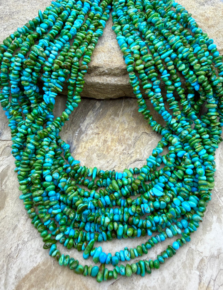 RARE AAA+ Sonoran Gold Turquoise (Mex) 3-5mm Stacked