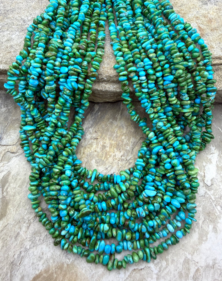 RARE AAA+ Sonoran Gold Turquoise (Mex) 3-5mm Stacked