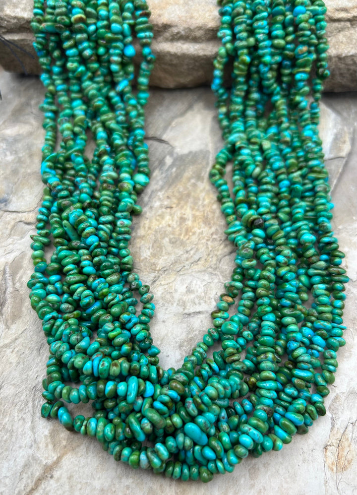 RARE AAA+ Sonoran Gold Turquoise (Mex) 3-6mm Stacked