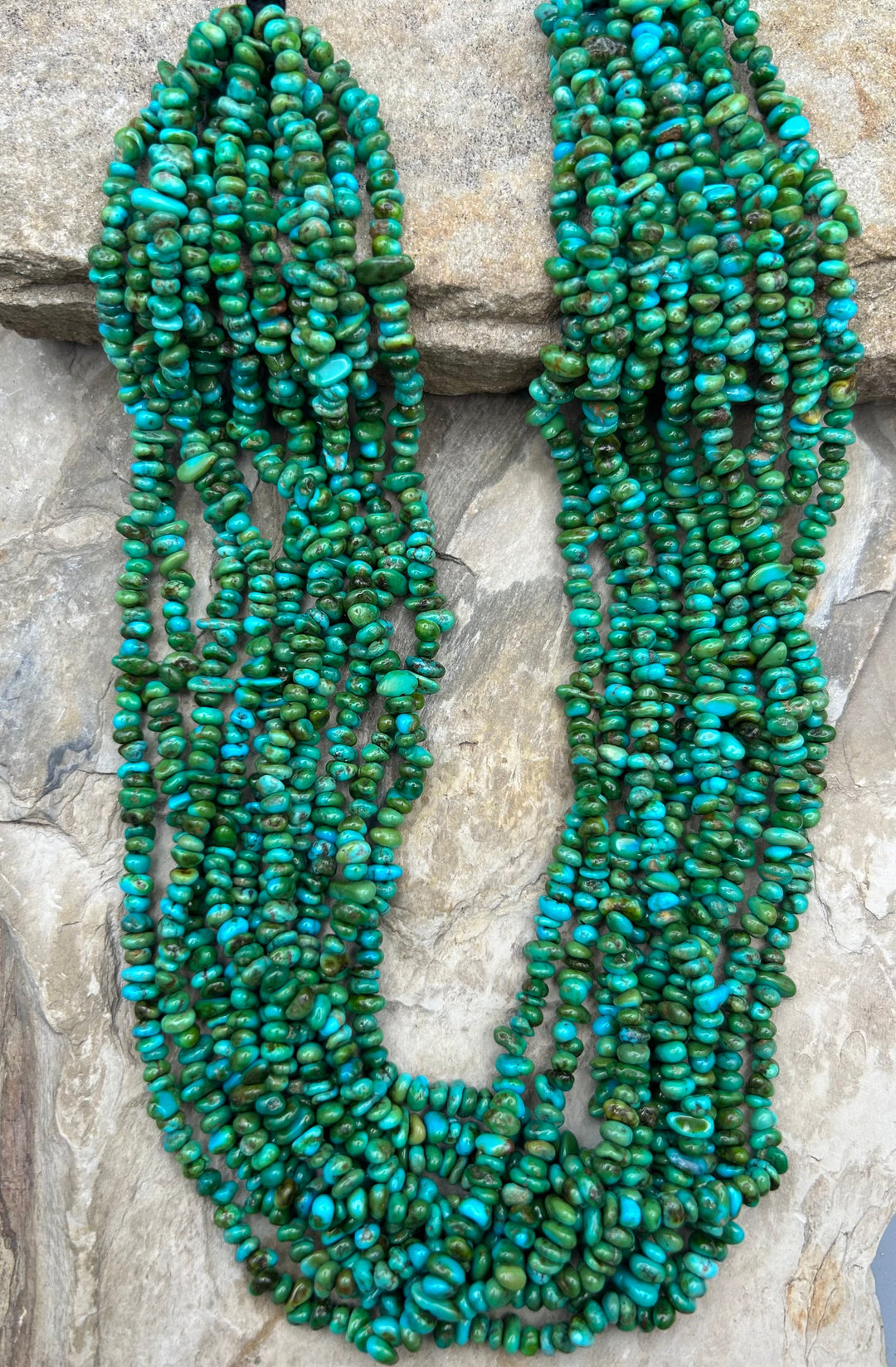 RARE AAA+ Sonoran Gold Turquoise (Mex) 3-6mm Stacked