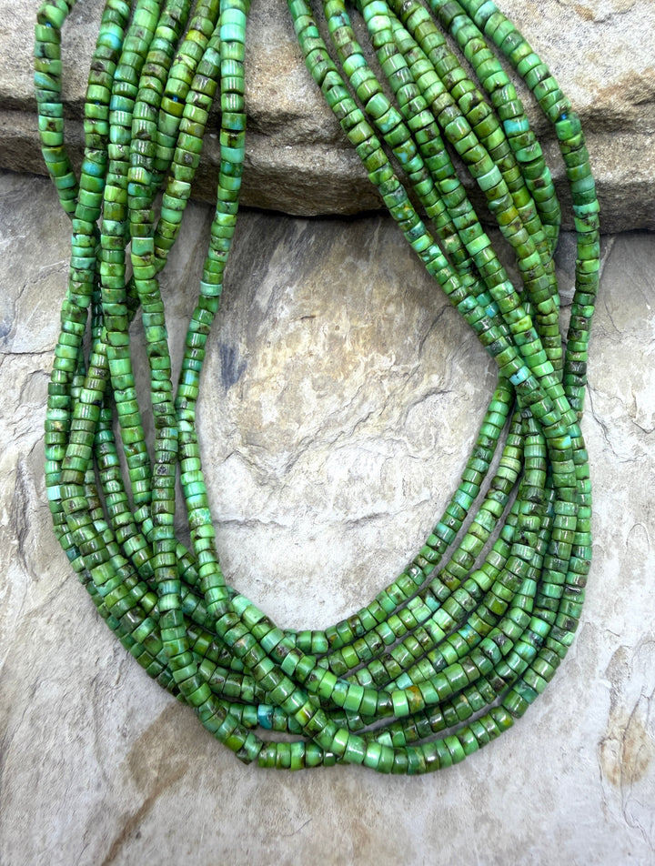 RARE AAA+ Sonoran Gold Turquoise (Mex) 4mm Heishi Beads