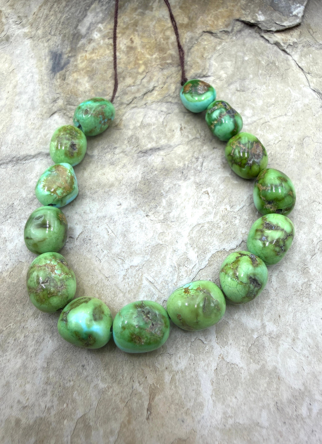 RARE AAA+ Sonoran Gold Turquoise (Mex) BIG 10mm Smooth