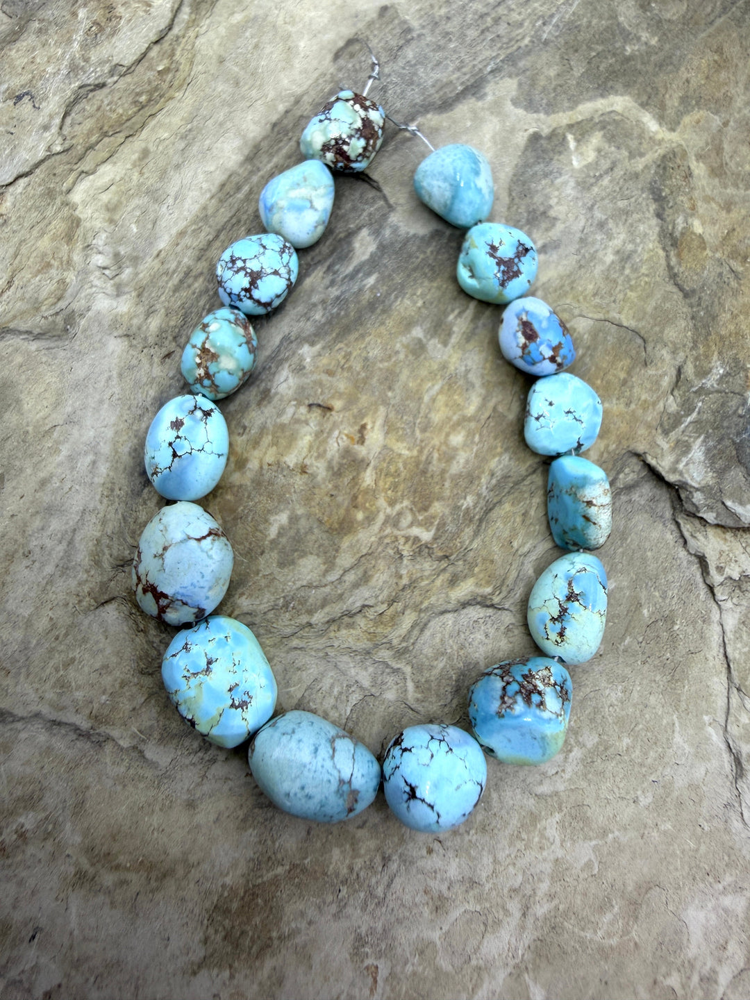 RARE (AB Grade) Golden Hills Turquoise (Kazakhstan) Large