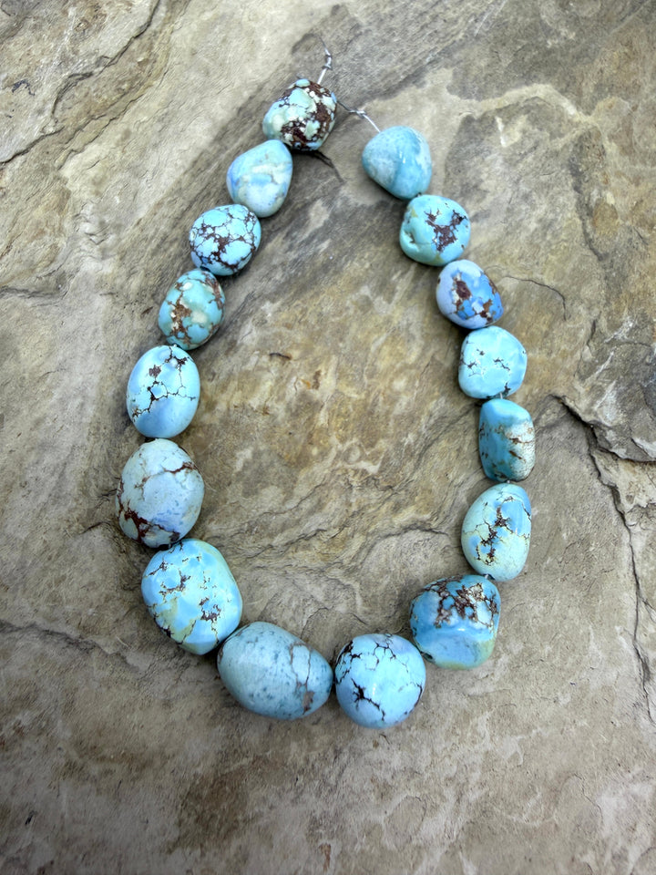 RARE (AB Grade) Golden Hills Turquoise (Kazakhstan) Large