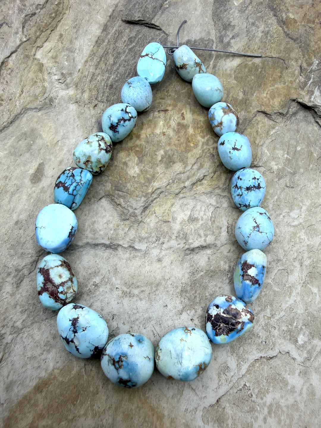 RARE (AB Grade) Golden Hills Turquoise (Kazakhstan) Large