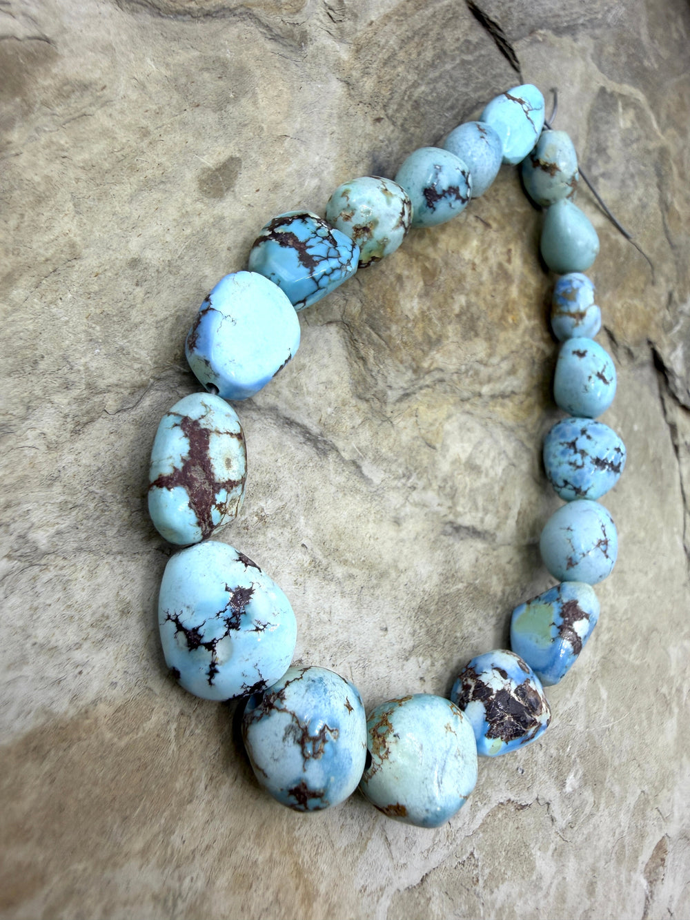 RARE (AB Grade) Golden Hills Turquoise (Kazakhstan) Large